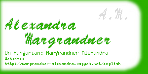 alexandra margrandner business card